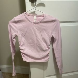Lululemon all it takes long sleeve in meadowsweet pink